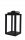 wooden lantern 37 cm