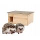  Wooden hedgehog house, nesting box, shelter, nest, LARGE ECO-SOLID