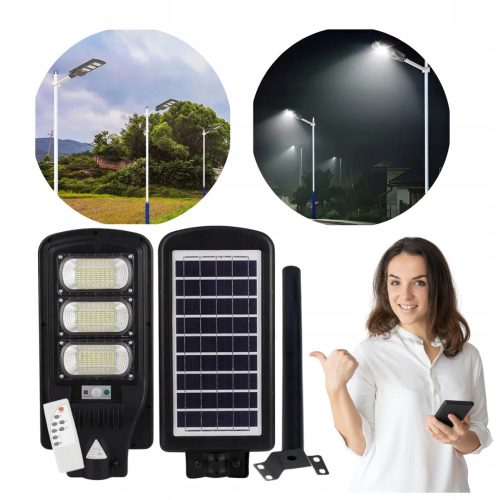  Hurtnet street light 1200 W 150000 lm solar powered