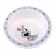  CANPOL BABIES PLASTIC BOWL FOR CHILDREN CUTE ANIMALS 270ML 4m+