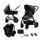  MOOV 3-in-1 Multifunctional Stroller with MINK PRO Kinderkraft Seat