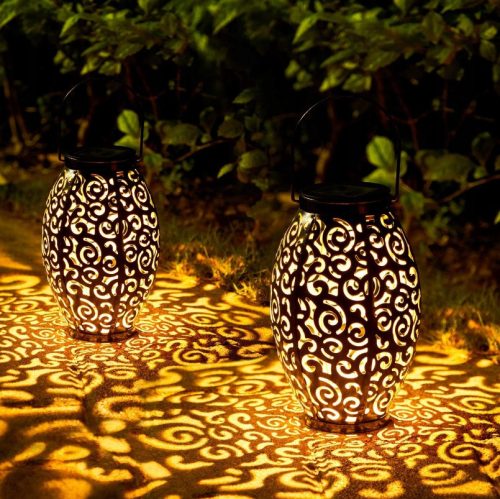  Solar pendant light Oxyled black 22 cm 2 pcs.