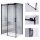 Hydrosan shower cubicle with sliding doors 110 x 90 cm