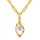  Gold Women's Necklace Chain with Pendant Silver 925