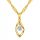  Gold Women's Necklace Chain with Pendant Silver 925