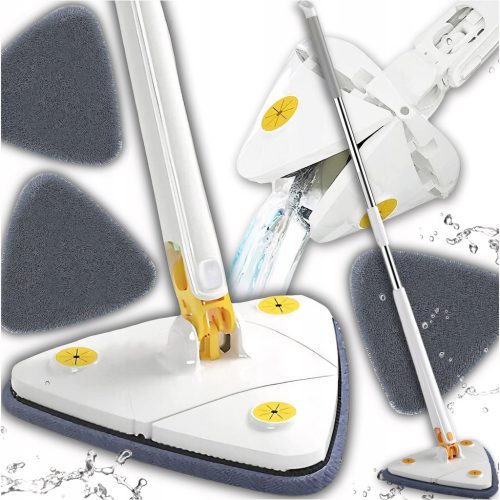 Shopek Rotary Mop Triangular Mop + 3 Inserts 26.5 cm