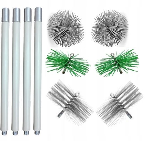 Chimney cleaning set from below 5.6 m (1.4) 6 brushes