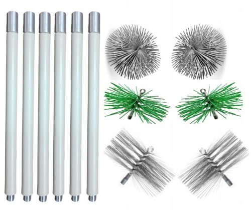 Chimney cleaning set from below 8.4 m (1.4) 6 brushes