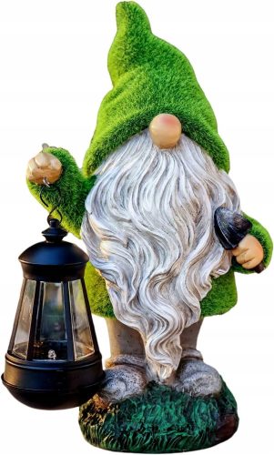  GNOME DWARF GARDEN DECORATION FIGURE 33CM