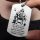  Titanium Military Dog Tag Without Mercy with FREE ENGRAVING
