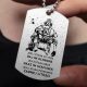  Titanium Military Dog Tag Without Mercy with FREE ENGRAVING