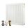 Flat radiator Diamond 833 W white 400 x 600 x 108 mm - connection below