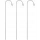  POLE WITH HOOK, GARDEN HANGER MADE OF METAL, h=120 cm