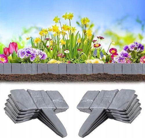  Garden lawn edge 2.5 m gray