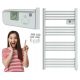  Electric bathroom radiator ELECTRIC RADIATOR LUX LCD 500W LUX 500 W 550 x 980 mm white