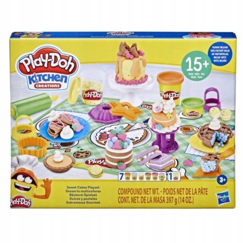  Play-Doh Kitchen Creations Sweet Cakes Spielset F2773 23-tlg.