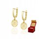  Gold hanging earrings Morocco 333