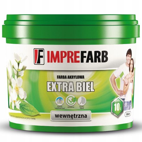 Imprefarb Latex Wall Paint 10 l WHITE