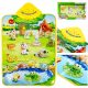  Educational music mat for children. Funny farm music with animal sounds