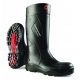 Dunlop DRS-Purofort rubber work boots, black, size 44, size 44