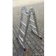 Polgum ladder 3.5 m aluminum 1 x 8 up to 150 kg