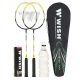 Set of rackets with shuttlecock WISH FUSIONTEC 777K + set of shuttlecocks WISH S505-06