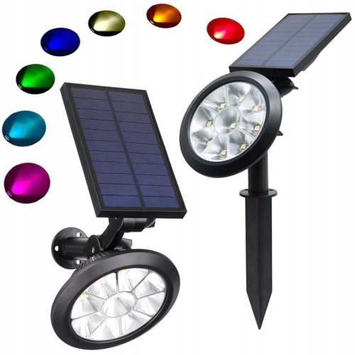  Verk Group embedded solar lamp, black, 42 cm, 1 pc.