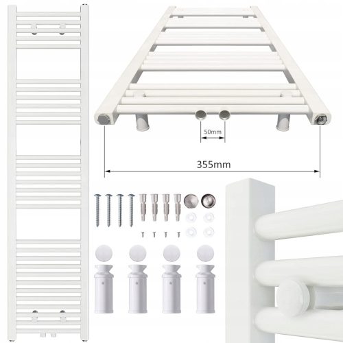 Aquabad water bath radiator 529 W 400 x 1600 mm white