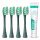  4x cartridges for Oclean X PRO Z1 AIR2 Pw09 replacement green + ELMEX SENSITIVE
