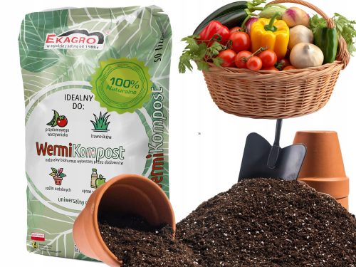  Organic, natural fertilizer Ekagro Wermikompost 50 l