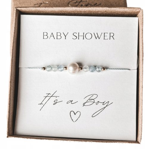  Baby Shower Gift Bracelet, a gift for the future mother of a boy