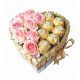  MERCI Cake Sweets Gift for Birthday Name Day Gift Basket Set of 40