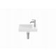 Roca Ona rectangular wall-mounted washbasin