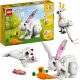  LEGO Ideas 311336 Lego Bricks Set 3in1 White Seal Hare Parrot Cockatoo Gift Animals