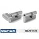 GERDA LOCK23 lock insert 50G/40+50/40 SATIN