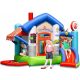 TRAMPOLINE, bouncy castle, slide, dry pool