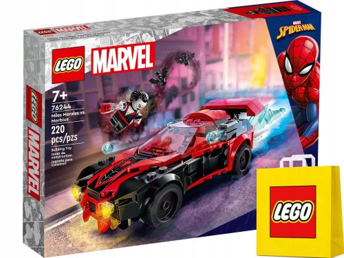  LEGO Super Heroes 76244 Miles Morales vs. Morbius + VP LEGO paper bag medium 41cmx34cmx11cm GIFT BAG