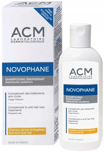 Novophane Energizing Shampoo for Hair Revitalization, 200 ml