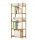 Bamboo bathroom shelf with 5 shelves, bathroom and kitchen ladder