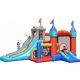 BOUNTAIN CASTLE TRAMPOLINE PLAYGROUND 2 SLIDES