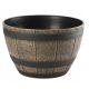  Flowerpot Galicja, 50 cm x 50 x 32 cm, diameter 50 cm, plastic in brown and beige tones