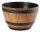  Verdenia flowerpot, 40 cm x 40 x 24.5 cm, diameter 40 cm, plastic in brown and beige tones