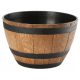  Galicja flowerpot, 33 cm x 33 x 20 cm, diameter 33 cm, plastic in brown and beige tones