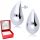  Silver Earrings 925 Large Tear Drops Studs Silver 925