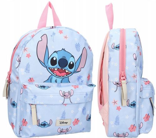  Kindergarten backpack with one compartment, Lilo and Stitch Vadobag, unisex. Shades of blue
