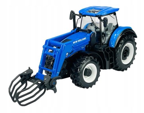  BBURAGO NEW HOLLAND T7.315 HD TRACTOR WITH GRABBER 1:32 NEW METAL MODEL