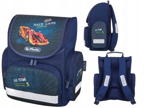  Herlitz kindergarten backpack with one compartment for boys, multicolored