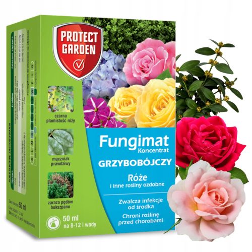  FUNGIMAT FUNGICIDE CONCENTRATE FOR ROSES AND OTHER PLANTS 50ML PROTECT GARDEN