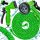  Flexible garden hose 20 - 60 m + gun