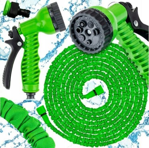  Flexible garden hose 20 - 60 m + gun